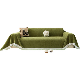 复古风全包防水隔尿沙发巾盖布2026新款四季通用防猫抓沙发套罩毯