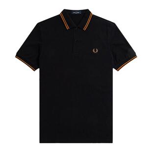 FRED PERRY 麦穗POLO衫短袖男款翻领修身纯棉经典M3600菜鸟仓直发