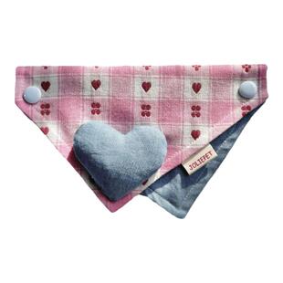 JOLIE丹宁甜心狗狗口水巾围兜宠物配饰可爱英伦风