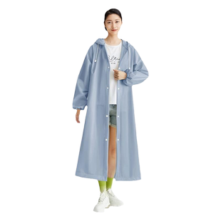 一次性雨衣长款全身防暴雨男女款一体式透明加厚便携成人儿童雨披