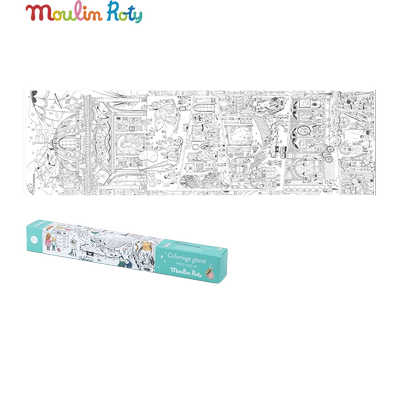 法国moulinroty巨型涂色涂鸦海报