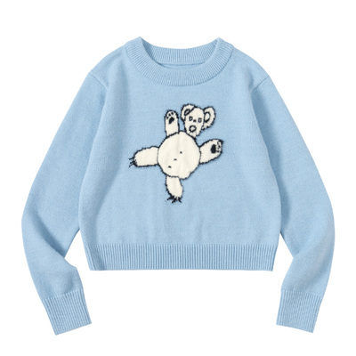 美好商店针织圆领毛衣