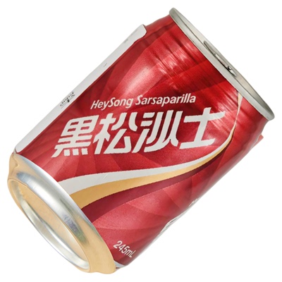 中国台湾黑松沙士经典原味碳酸汽水冰镇饮料加盐沙士245ml/6罐