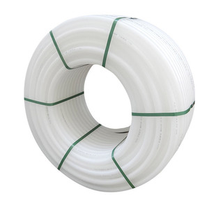 白塑料自来水硬管pe无味新料盘管饮用水山泉泵管4分6分1寸内衬管