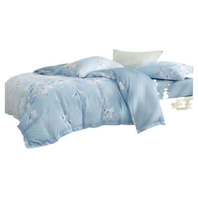 水星家纺40S全棉印花被套纯棉