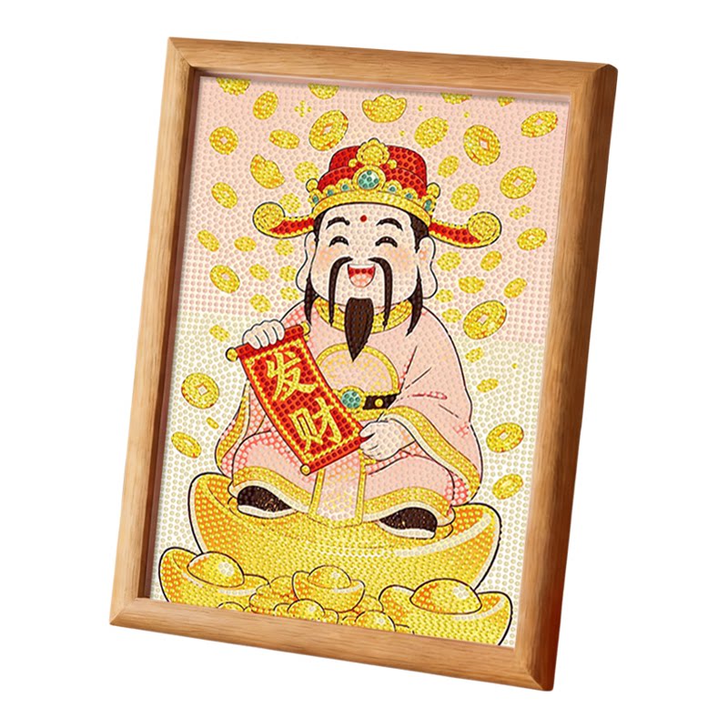 发财好运钻石贴画2026年满钻新款儿童成人手工diy材料包砖石点钻