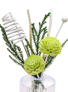 精油无火香薰扩香装饰干花花束