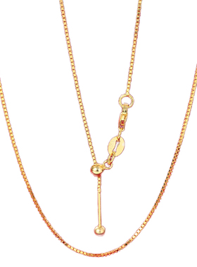 穿珠针式万能链纯银925银项链