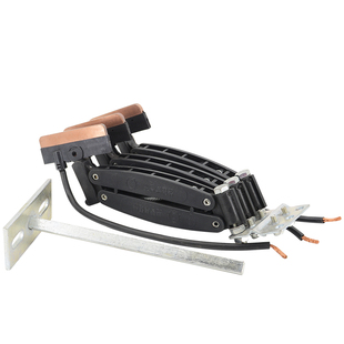 无接缝滑触线集电器JD3/60A加大碳刷行车受电器电动葫芦4极导电轨