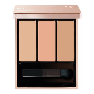 DIRUC迪兰可三色遮瑕膏修容盘笔黑眼圈斑点提亮遮法令纹官方正品