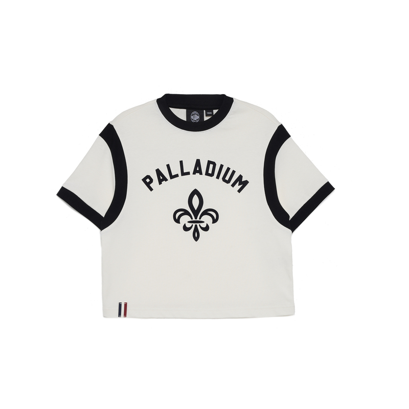 PALLADIUM帕拉丁短袖T恤夏季宽松上衣纯棉鸢尾花时尚女款198233