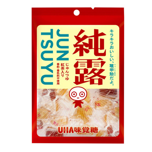 日本进口UHA味觉糖悠哈纯露黄金糖麦芽糖硬糖无色素休闲小零食