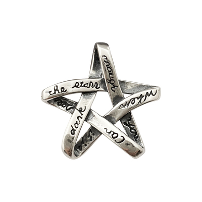 不拘s925纯银复古情侣小吊坠