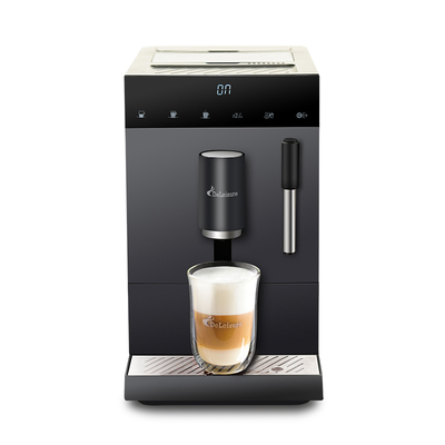 德颐现磨小型家用意式咖啡机奶泡