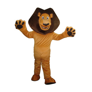 狮子人偶服装可爱辛巴动物行走卡通cos头套道具玩偶服马达加斯加