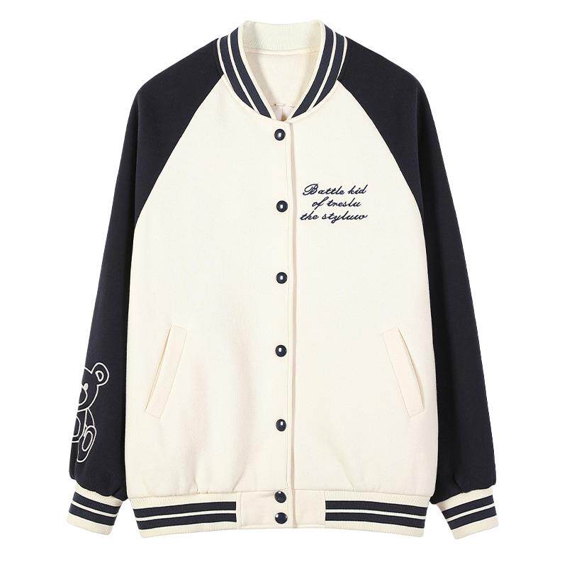雪诗恋中学生时尚休闲棒球服