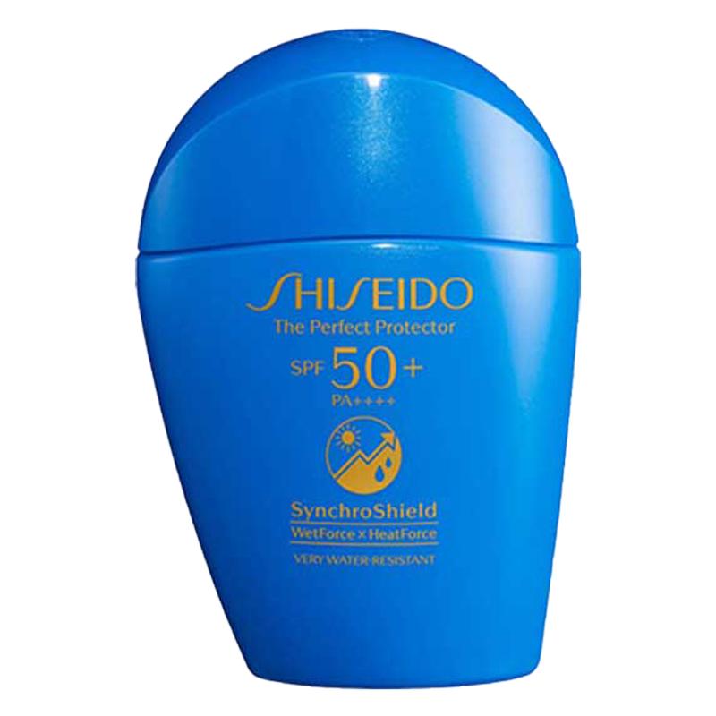 【自营】资生堂蓝胖子水动力防晒乳霜50ml清爽隔离霜防水防汗正品