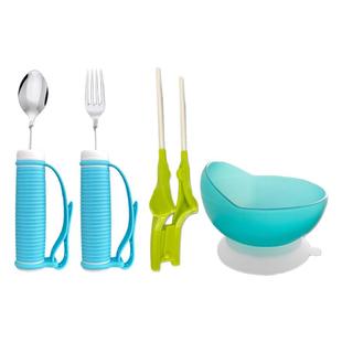 帕金森防抖勺子老人防手抖餐具中风偏瘫卧床病人专用筷子勺子套装