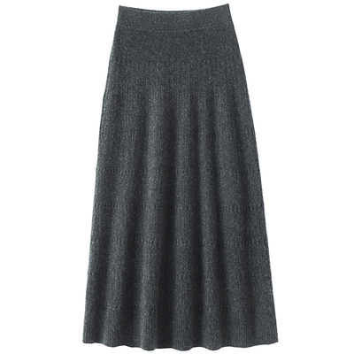 启超高端100%纯山羊绒裙