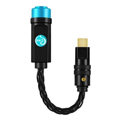 畅圣小尾巴解码耳放CS43198双芯DSD硬解130mW大推力手机转接线