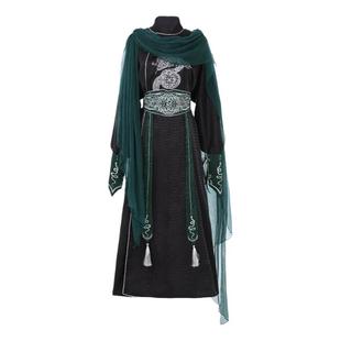 原创设计【蛇遇】原创汉服帅气侠客风改良圆领袍套装古风少年感