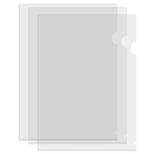 A4L型文件夹插页透明纸收纳夹加厚防水单片夹l夹简历保护套资料档案文件试卷单页学生办公塑料文件套文件袋K1