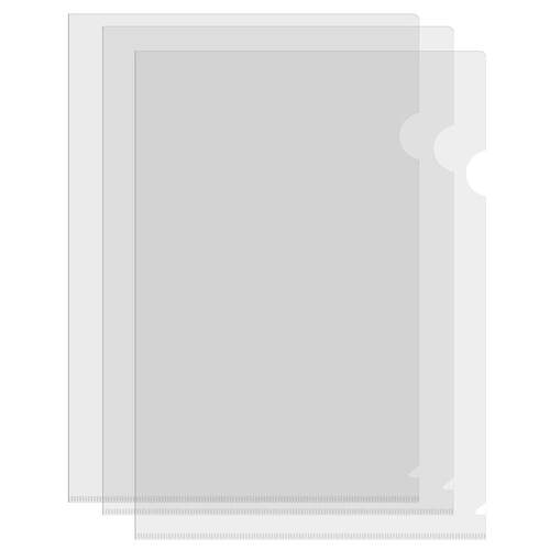 A4L型文件夹插页透明纸收纳夹加厚防水单片夹l夹简历保护套资料档案文件试卷单页学生办公塑料文件套文件袋K1