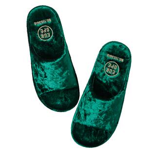 金丝绒软底四季开口拖鞋女士居家用情侣春秋办公室布艺地板拖鞋男