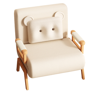 北极树实木折叠沙发床2025新款单人双人折叠两用小户型客厅伸缩床