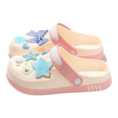 海洋星星熊洞洞鞋女夏季2024新款