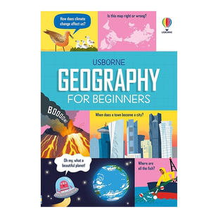 【现货】【少年商学院】读懂地理 【For Beginners】Geography 英文原版儿童英语阅读启蒙 Usborne尤斯伯恩少儿科学科普读物图书