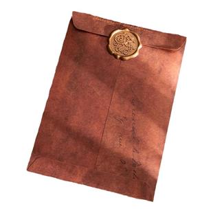 牛皮纸信封加信纸套装复古加厚大信封袋送老师精美高级感信笺中式浪漫手写情书生日表白送男友邮票中国邮政