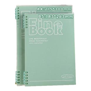 a4活页英语笔记本子加厚英语知识点手抄写笔记本英文本练习本小学生高初中生专用四线三格b5活页本摘抄作业本