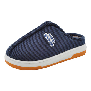 鸡婆鞋男士老人半包跟加绒加厚保暖防滑爷爷老式农村手工棉拖鞋冬