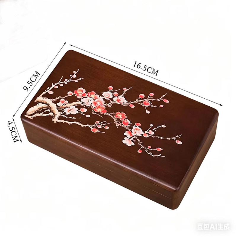 首饰盒精致便携珠宝盒饰品盒木质