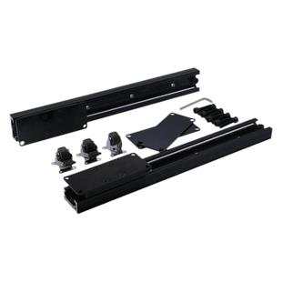 中岛台滑轨开放餐桌房岛台伸缩吧台平移导轨底装推拉桌面延伸轨道