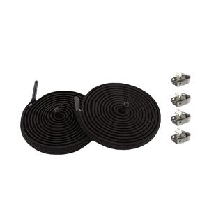 弹力鞋带懒人免系绑松紧小白鞋女白色女款男款儿童卡扣男运动鞋