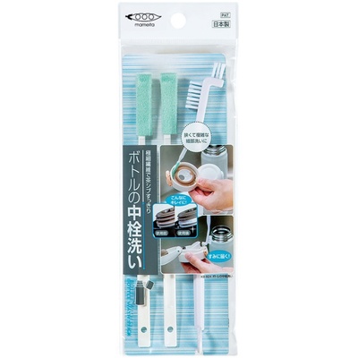 日本保温杯盖凹槽瓶口清洁刷缝隙