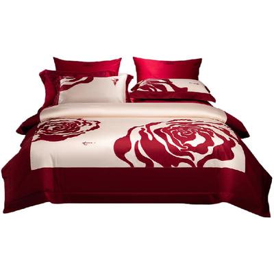 高端奢华婚庆140支长绒棉四件套