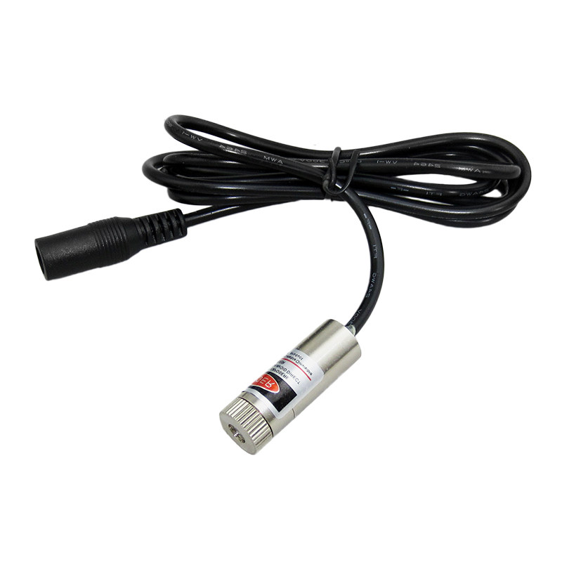 十字线定位灯12v24V红光点状激光器设备用红外线一字绿光激光灯