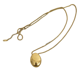 银色水滴吊坠钛钢项链女小众新款轻奢高级感毛衣链长款装饰配饰品