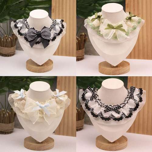 原创小清新ins风狗狗猫咪宠物围脖口水巾围领小型犬项圈领结围兜