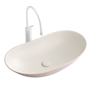 mioa洗手盆轻奢奶油风粉双色陶瓷台上盆阳台家用创意艺术洗脸单盆