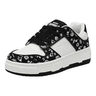 马克华菲板鞋男款2026新款冬季男鞋透气百搭增高休闲运动鞋男潮鞋