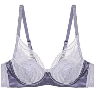 【花瓣内衣】爱慕内衣女夏季薄4/4薄杯大胸显小隐孔透气AM138751