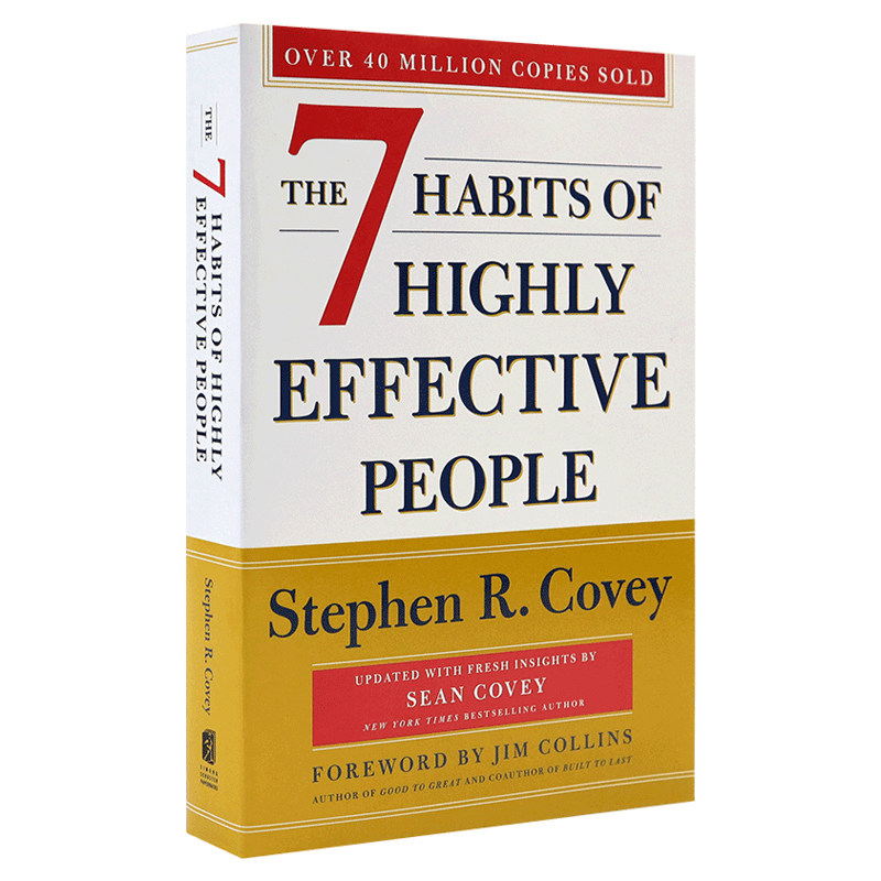 英文原版 高效能人士的七个习惯 生活自助自律指南 The 7 Habits of Highly Effective People 自我提升读物