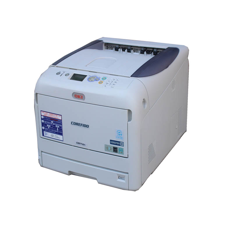 OKI C811 C831 C833 彩色激光厚纸不干胶标签铜版纸商用打印机