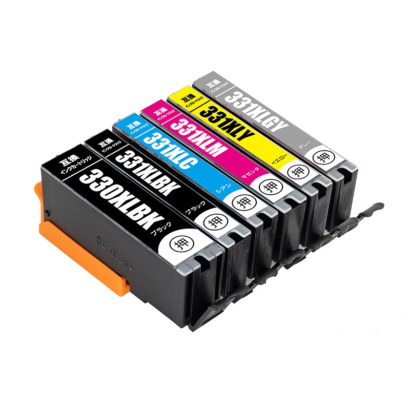 适用佳能BCI-330PGBK BCI-331墨盒CANON PIXUS TS8530打印机墨盒日本型号BCI-331BK C M Y非原装墨盒