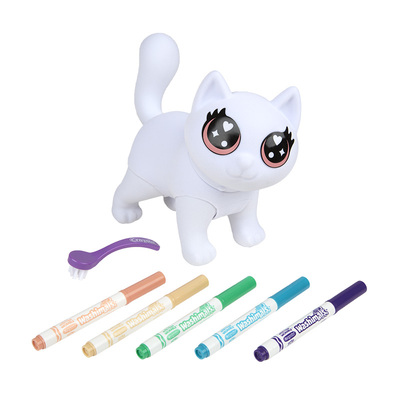 绘儿乐超大涂色公仔宠物猫咪