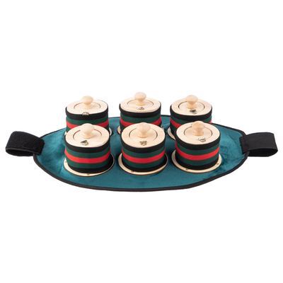 腹部宫寒随身实木无烟艾灸包